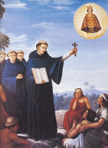 PHILIPPINE EVANGELIZATION PIC - AUGUSTINIANS PREACHING THE FAITH 1565
