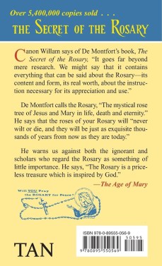 Secret of the Rosary book - back cover