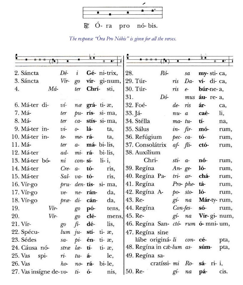 Litany BVM - Latin - p2